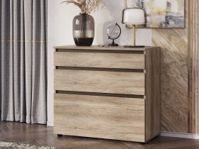 Комод КМ-01 Энигма (венге/дуб каньон) в Утянке - utyanka.mebel-nsk.ru | фото