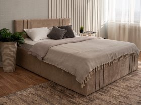 Кровать двуспальная 1,4м с подъем. мех. Леванте в Утянке - utyanka.mebel-nsk.ru | фото