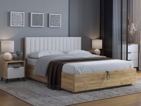 Кровать двуспальная 1,6м Юлия в Утянке - utyanka.mebel-nsk.ru | фото