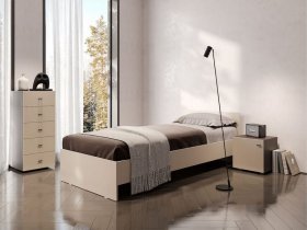 Кровать односпальная 0,9м Гиза в Утянке - utyanka.mebel-nsk.ru | фото