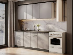 Кухонный гарнитур «Адель» 2,0м (нео) в Утянке - utyanka.mebel-nsk.ru | фото