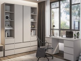 Модульная детская Люмо (кашемир) в Утянке - utyanka.mebel-nsk.ru | фото