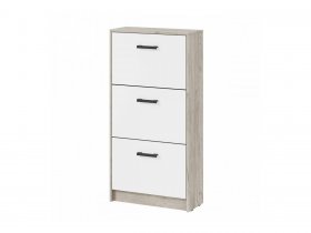 Обувница ОБ-2 Вега (дуб крафт серый/белый) в Утянке - utyanka.mebel-nsk.ru | фото