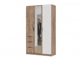 Шкаф трехстворчатый 1200 ШК-03 Орегон в Утянке - utyanka.mebel-nsk.ru | фото