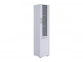 Стеллаж Лайт-2 (белый/белый) в Утянке - utyanka.mebel-nsk.ru | фото
