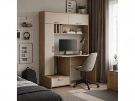 Стол письменный Лайт 03.243  (плэйн/сатин) в Утянке - utyanka.mebel-nsk.ru | фото